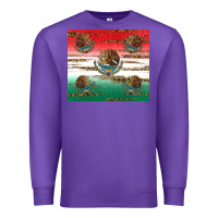 Purple Mexican Flag Premium Sweatshirt - RanaPortraitStore