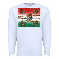 White Mexican Flag Premium Sweatshirt - RanaPortraitStore