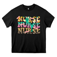 Black Nurse Nurse Nurse Heavy Core Tee - CowGirlArtShop
