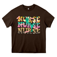 Chocolate Brown Nurse Nurse Nurse Heavy Core Tee - CowGirlArtShop