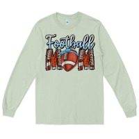 Matcha Football Mom Long Sleeve Tee - CowhideDigitalArt