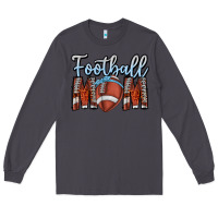 Smoke Football Mom Long Sleeve Tee - CowhideDigitalArt