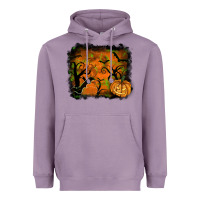 Lavender Halloween Background Heavyweight Hoodie - RanaPortraitStore