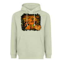 Matcha Halloween Background Heavyweight Hoodie - RanaPortraitStore