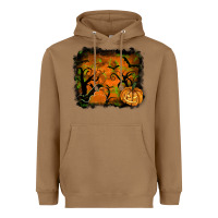 Toasted Coconut Halloween Background Heavyweight Hoodie - RanaPortraitStore