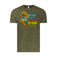Vintage Olive let all that you do be done in love Vintage Tee - BundleAndBundleShop