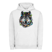 Pigment Lunar Rock Christmas with wolf Urban Hoodie - RanaPortraitStore