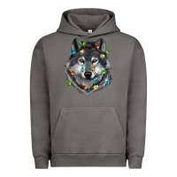 Pigment Tornado Christmas with wolf Urban Hoodie - RanaPortraitStore