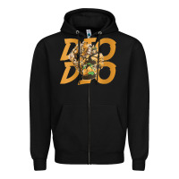 Black jojo bizarre Zipper Hoodie - DesigneFamous