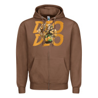 Chestnut jojo bizarre Zipper Hoodie - DesigneFamous