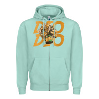 Seafoam jojo bizarre Zipper Hoodie - DesigneFamous
