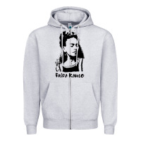 Frida Kahlo Zipper Hoodie | Teevron