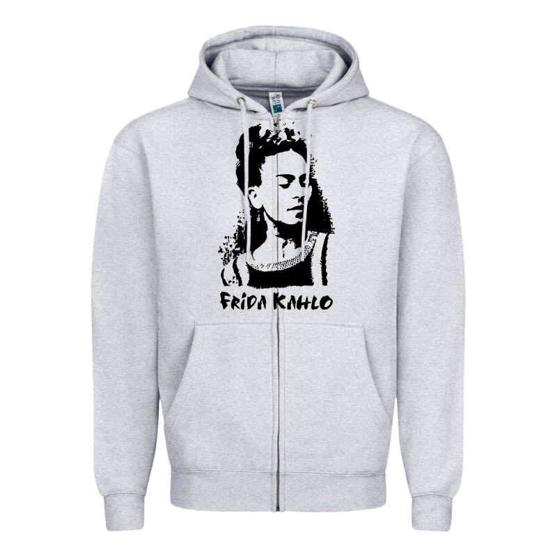 Frida Kahlo Zipper Hoodie by DesigneFamous | Teevron