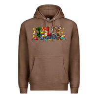 Chestnut Christmas Jolly Teacher Premium Hoodie - Artiststas