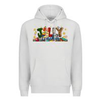 Dove Grey Christmas Jolly Teacher Premium Hoodie - Artiststas