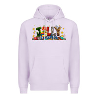 Lilac Christmas Jolly Teacher Premium Hoodie - Artiststas