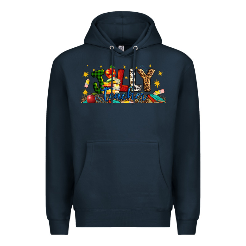Christmas Jolly Teacher Premium Hoodie by Artiststas | Teevron
