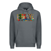 Rock Christmas Jolly Teacher Premium Hoodie - Artiststas