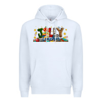 White Christmas Jolly Teacher Premium Hoodie - Artiststas