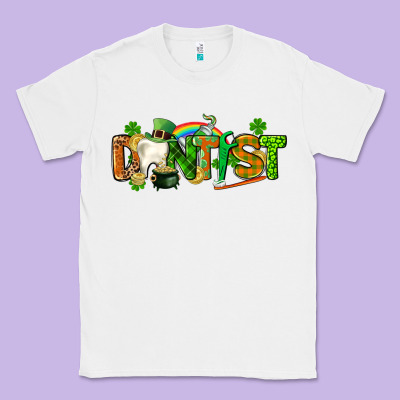 St. Patrick's Day Dentist Classic Tee Designed By Cowgirlartshop