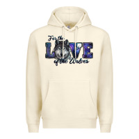 Sandshell for the love of the wolves Premium Hoodie - RanaPortraitStore