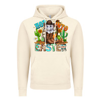 Vintage Artic Hop Into Easter Bunny Western Vintage Hoodie - CowhideDigitalArt
