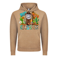 Vintage Coffee Hop Into Easter Bunny Western Vintage Hoodie - CowhideDigitalArt