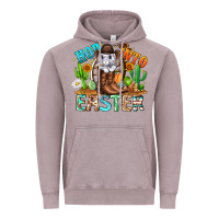 Vintage Zinc Hop Into Easter Bunny Western Vintage Hoodie - CowhideDigitalArt