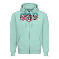 Seafoam her battle is my battle Zipper Hoodie - JahusDesignShop