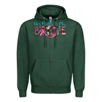 Sports Green her battle is my battle Zipper Hoodie - JahusDesignShop