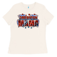 Bone American Mama Mother's Day Ladies Tee - FaDigitalArtStudio
