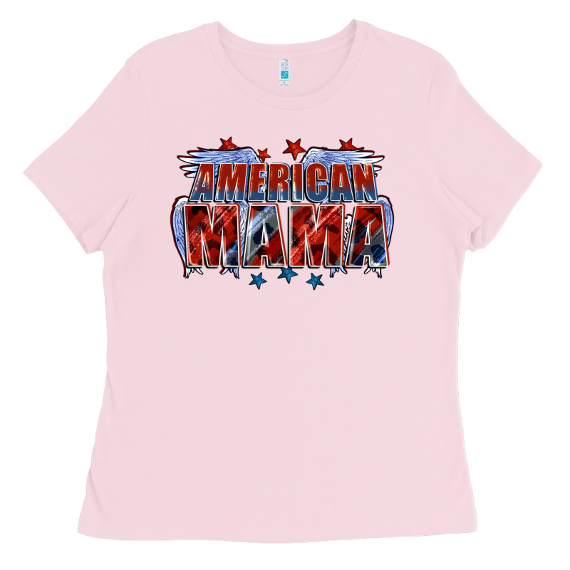 American Mama Mother's Day Ladies Tee by FaDigitalArtStudio | Teevron