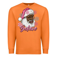 Carrot pink christmas african american santa believe Premium Sweatshirt - RanaPortraitStore