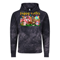 Cloud Black Happy Easter Animal Car Vintage Hoodie - CowhideDigitalArt