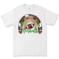 White Football Rainbow Premium Tee - RanaPortraitStore