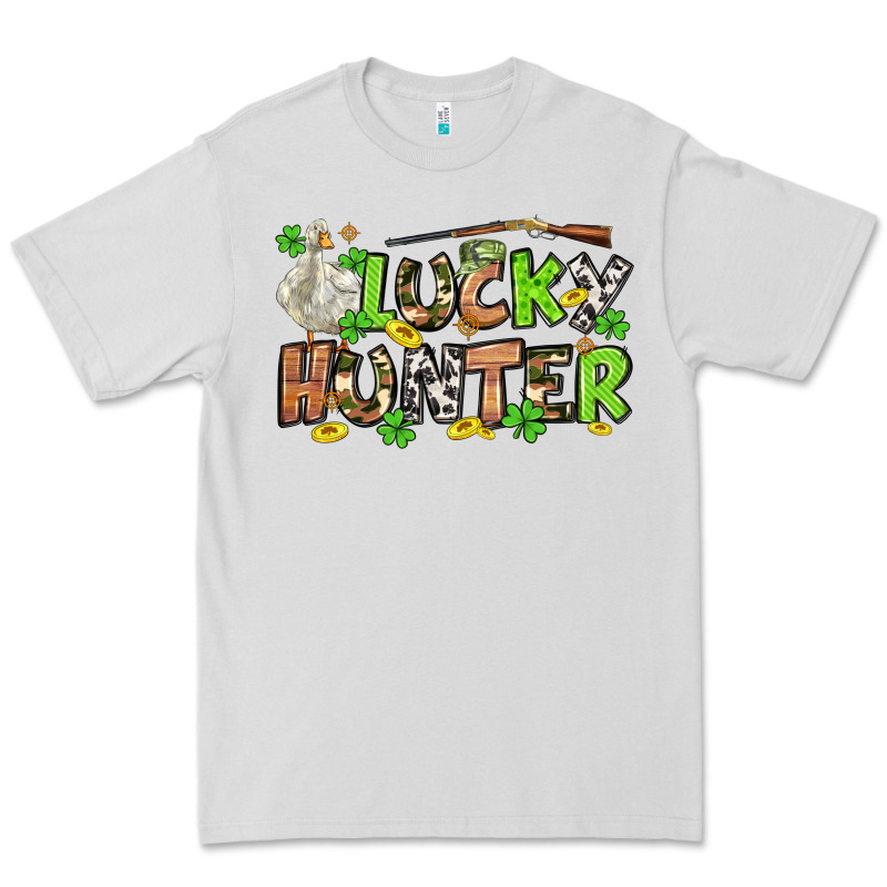 Lucky Hunter St. Patrick's Day Premium Tee by OliviaCreatesArt | Teevron