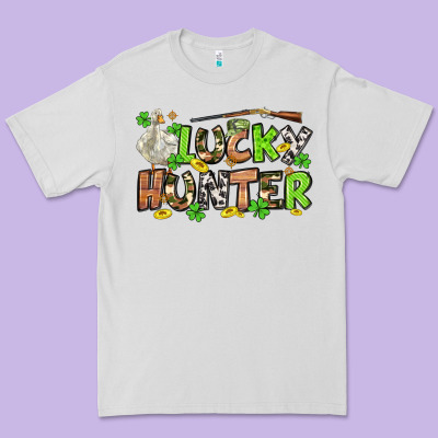 Lucky Hunter St. Patrick's Day Premium Tee Designed By Oliviacreatesart