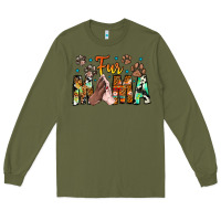 Army Green fur mama Long Sleeve Tee - CowhideDigitalArt