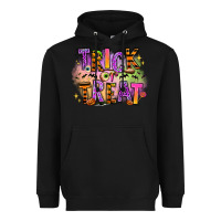 Black Trick or treat Heavyweight Hoodie - RanaPortraitStore