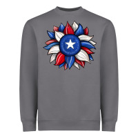 Storm sunflower texas flag 2 Heavyweight Sweatshirt - JahusDesignShop