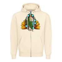 Sandshell san judas gemstone sunflower Zipper Hoodie - JahusDesignShop