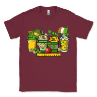 Burgundy St. Patrick's Day Teacher coffee cups Classic Tee - HowdyJamesFarm