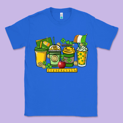 St. Patrick's Day Teacher Coffee Cups Classic Tee Designed By Howdyjamesfarm
