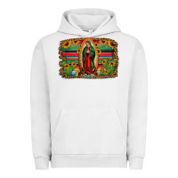 Pigment Lunar Rock lady of guadalupe serape background Urban Hoodie - Jasminsmagicworld