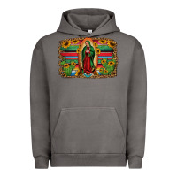 Pigment Tornado lady of guadalupe serape background Urban Hoodie - Jasminsmagicworld