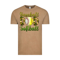 Vintage Coffee Baseball Dad Softball Vintage Tee - BundleAndBundleShop