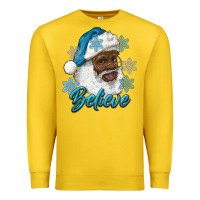 Lemon winter christmas african american santa believe Premium Sweatshirt - RanaPortraitStore