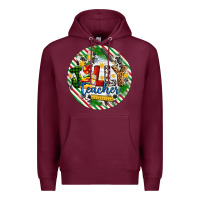 Burgundy Christmas Jolly Teacher Premium Hoodie - Artiststas