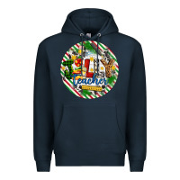 Navy Christmas Jolly Teacher Premium Hoodie - Artiststas