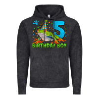 Birthday Boy Frog Age 5 Vintage Hoodie | Teevron